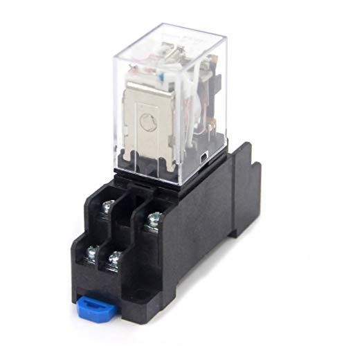 Woljay HH52P DC 48V Spule DPDT 8 Pin Gereral Zweck Relais Kontrollleuchte Elektromagnetisches Leistungsrelais mit Sockel Woljay HH52P DC 48V Spule DPDT 8 Pin Gereral Zweck Relais Kontrollleuchte Elektromagnetisches Leistungsrelais mit Sockel von Woljay