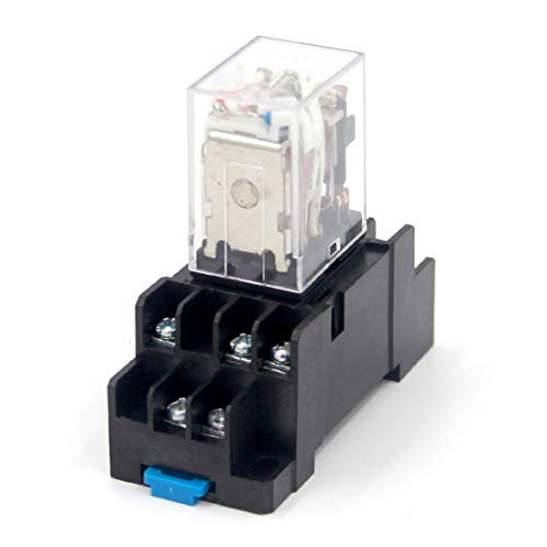 Woljay HH53P DC 12V Spule 3PDT 11 Pin Gereral Zweck Relais Kontrollleuchte Elektromagnetisches Leistungsrelais mit Sockel Woljay HH53P DC 12V Spule 3PDT 11 Pin Gereral Zweck Relais Kontrollleuchte Elektromagnetisches Leistungsrelais mit Sockel von Woljay