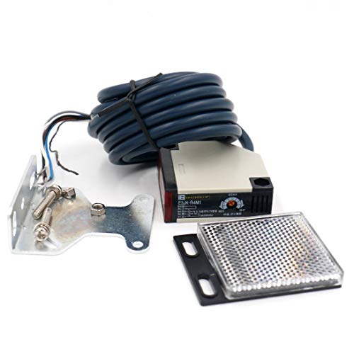 Woljay Lichtschranke Sensorschalter E3JK-R4M1 DC 12-24V / AC 90-250V with Reflektor 4M Woljay Lichtschranke Sensorschalter E3JK-R4M1 DC 12-24V / AC 90-250V with Reflektor 4M von Woljay