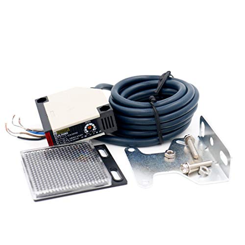 Woljay Lichtschranke Sensorschalter E3JK-R4M2 DC 12-24V with Reflektor 4M Woljay Lichtschranke Sensorschalter E3JK-R4M2 DC 12-24V with Reflektor 4M von Woljay