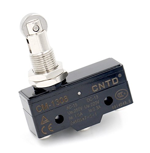 Woljay Limit Micro Switch Parallel Rollenstößel 250VAC 15A SPDT Momentan CM-1308 CE Tüv Woljay Limit Micro Switch Parallel Rollenstößel 250VAC 15A SPDT Momentan CM-1308 CE Tüv von Woljay