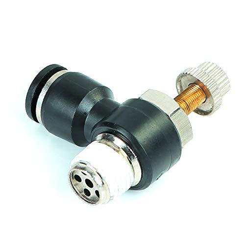 Woljay SL10-01 Schlauchverbinder Anschlussstücke Innengewinde Luftleitungsanschluss Schnellkupplung Luftstromregelventil-Montage - 10mm Tube OD x 1/8" NPT-Gewinde Packung mit 2 von Woljay