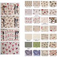 1-12 Canvas Tischsets in 29 Mustern Weihnachten Tischdeko Weihnachtstisch Platzsets Platzmatten Heiligabend Advent Natur Wichtel Elch Santa von WolkenVonElena