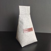 Boden-Türstopper -Sack -Puffer Ohne Füllung | Beschichtete Baumwolle Knallschutz, Zugluft-stopper Minimalistisch, Schlicht von WolkenVonElena