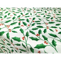 xxl Weihnachts-Tischdecke Oder Mitteldecke Baumwolle Rechteckig Rund Heiligabend Advent Weihnachten Groß Grün Rot Weiß/stechpalme xxl Weihnachts-Tischdecke Oder Mitteldecke Baumwolle Rechteckig Rund Heiligabend Advent Weihnachten Groß Grün Rot Weiß/stechpalme von WolkenVonElena