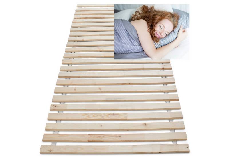 Lattenrost PREMIUM Rollrost 14 oder 23 Latten, Wolkenland, 400kg Tragkraft, 140x200cm, Made in Europe, vorgebohrt von Wolkenland