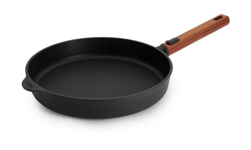 Guss-Flachpfanne 28 cm Eco Logic QXR schwarz von Woll