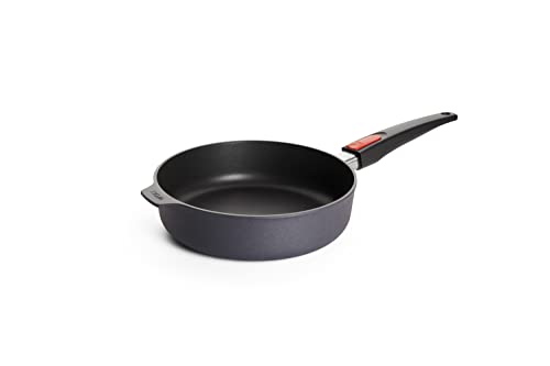 Woll Diamond Lite Hochrandpfanne, Ø 24 cm, 7 cm hoch, mit abnehmbarem Stiel - Geeignet für Ceran, Gas, Elektro, Halogen - nicht induktionsgeeignet, Aluminiumguss, Antihaft-Versiegelung, backofenfest Woll Diamond Lite Hochrandpfanne, Ø 24 cm, 7 cm hoch, mit abnehmbarem Stiel - Geeignet für Ceran, Gas, Elektro, Halogen - nicht induktionsgeeignet, Aluminiumguss, Antihaft-Versiegelung, backofenfest von Woll