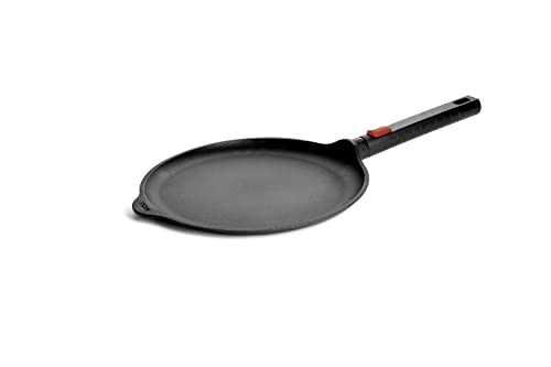 Woll – Diamond Logic XR Crêpespfanne Induktion Ø 26 cm mit abnehmbarem Stiel – Aluguss Antihaft-Pfanne für Crêpes & Pfannkuchen – für alle Herdarten – backofenfest & langlebig von Woll