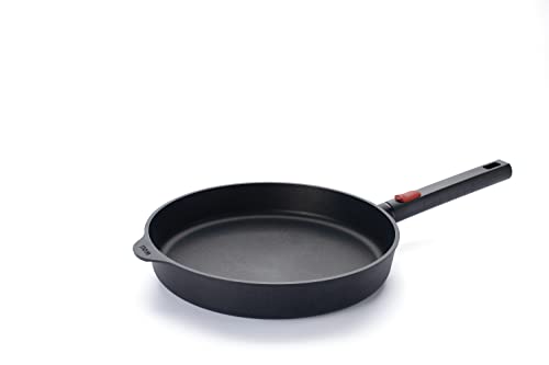 Woll Diamond Logic XR Flachpfanne - Induktiv -, Ø 28 cm, 5 cm hoch, mit abnehmbarem Stiel - Geeignet für alle Herdarten, Aluminiumguss, Antihaft-Versiegelung, backofenfest, schwarz Woll Diamond Logic XR Flachpfanne - Induktiv -, Ø 28 cm, 5 cm hoch, mit abnehmbarem Stiel - Geeignet für alle Herdarten, Aluminiumguss, Antihaft-Versiegelung, backofenfest, schwarz von Woll