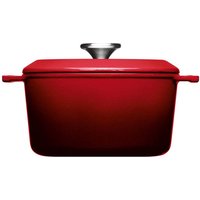 Woll Iron Gusstopf mit Deckel 20 cm Rot von Woll