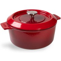 Woll Iron Gusstopf mit Deckel 24 cm Rot von Woll