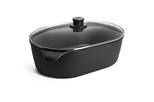 Woll Nowo Titanium Jumbobräter mit Glasdeckel in Box - Induktiv -, 40 x 27 cm, 13 cm hoch, 10.5 Liter - Geeignet für alle Herdarten Woll Nowo Titanium Jumbobräter mit Glasdeckel in Box - Induktiv -, 40 x 27 cm, 13 cm hoch, 10.5 Liter - Geeignet für alle Herdarten von Woll
