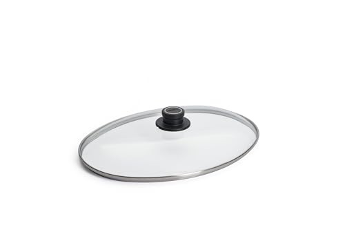 Woll Lids Pfannendeckel, Sicherheitsglas, Transparent, 38x28cm von Woll