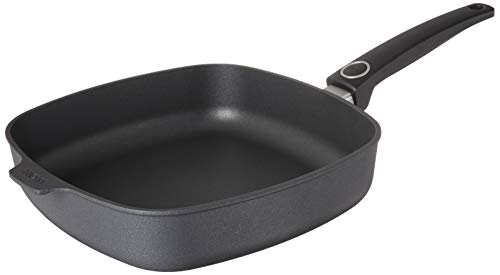 Woll W626DPS Lite Diamond Light/Plus Diamantverstärkte, antihaftbeschichtet, Kratzfest, Aluminiumguss, quadratisch, 25,4 x 25,4 cm, Aluminium, Silber Woll W626DPS Lite Diamond Light/Plus Diamantverstärkte, antihaftbeschichtet, Kratzfest, Aluminiumguss, quadratisch, 25,4 x 25,4 cm, Aluminium, Silber von Woll