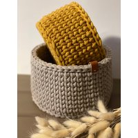 Moderner Häkelkorb Geschenkidee Aufbewahrungskorb Utensilo Korb Körbe Design Moderner Häkelkorb Geschenkidee Aufbewahrungskorb Utensilo Korb Körbe Design von WolleundLiebe