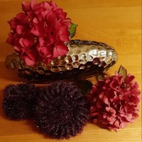 Duschschwamm-Peelingschwamm Aus Bubble-Garn Duschschwamm-Peelingschwamm Aus Bubble-Garn von WollwerkeBirgitL