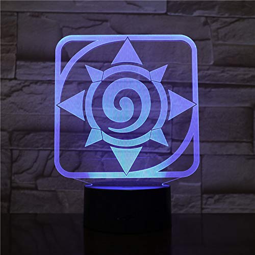 Blizzard Hearthstone LED-Lampe, Farbwechsel, USB, Nachtlicht und Dekoration von Wolobox