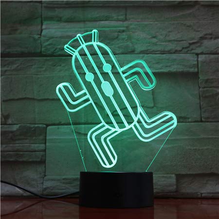 LED Lampe Final Fantasy Cactilio Farbwechsel USB Nachtlicht und Dekoration von Wolobox