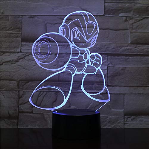 LED-Video-Lampe Megaman X Farbwechsel USB Nachtlicht und Dekoration von Wolobox