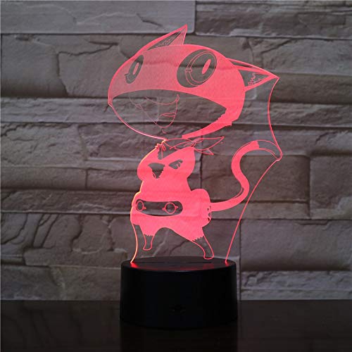 LED-Videospiel Morgana Persona 5 Farbwechsel USB Nachtlicht und Dekoration von Wolobox