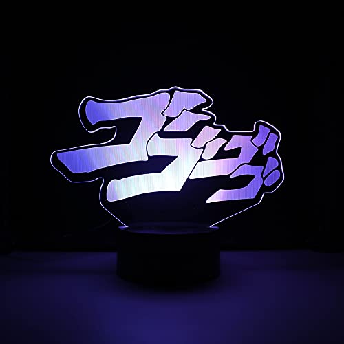 Wolobox LED-Lampe Anime Manga JoJo Gogogogo Farbwechsel USB Nachtlicht und Dekoration von Wolobox