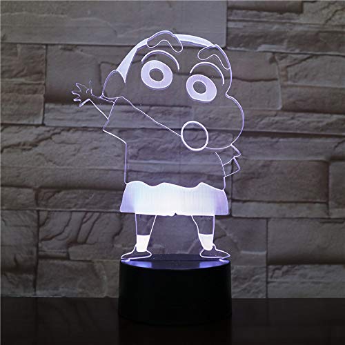 Wolobox LED-Lampe Shin-Chan Anime Manga Farbwechsel USB Nachtlicht und Dekoration von Wolobox