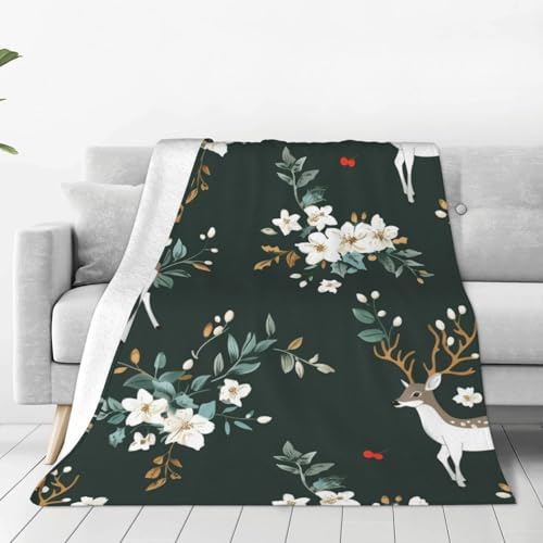 Woltant Decke für Erwachsene und Kinder, Flanell, schwarz, Überwurfdecke, gemütliche Ganzjahresdecke, Familiendecken für Sofa und Bett, 101,6 x 76,2 cm Woltant Decke für Erwachsene und Kinder, Flanell, schwarz, Überwurfdecke, gemütliche Ganzjahresdecke, Familiendecken für Sofa und Bett, 101,6 x 76,2 cm von Woltant