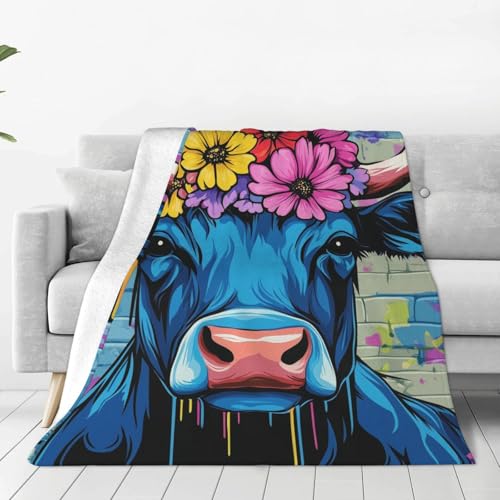 Woltant Decke für Erwachsene und Kinder, Flanell, schwarz, Überwurfdecke, gemütliche Ganzjahresdecke, Familiendecken für Sofa und Bett, 152,4 x 127,7 cm Woltant Decke für Erwachsene und Kinder, Flanell, schwarz, Überwurfdecke, gemütliche Ganzjahresdecke, Familiendecken für Sofa und Bett, 152,4 x 127,7 cm von Woltant
