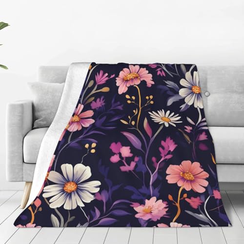 Woltant Decke für Erwachsene und Kinder, Flanell, schwarz, Überwurfdecke, gemütliche Ganzjahresdecke, Familiendecken für Sofa und Bett, 152,4 x 127,7 cm Woltant Decke für Erwachsene und Kinder, Flanell, schwarz, Überwurfdecke, gemütliche Ganzjahresdecke, Familiendecken für Sofa und Bett, 152,4 x 127,7 cm von Woltant