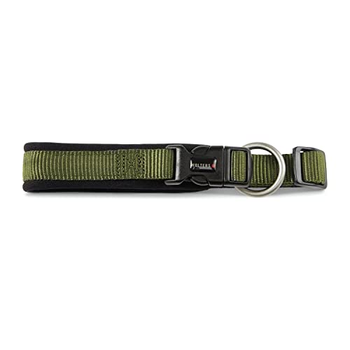 Wolters Halsband Professional Comfort, Farbe:Olive/schwarz, Größe:50-55 cm x 35 mm von Wolters Cat & Dog