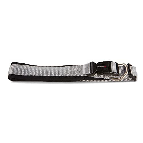 Wolters Halsband Professional Comfort, Farbe:Silber/schwarz, Größe:25-30 cm x 25 mm von WOLTERS