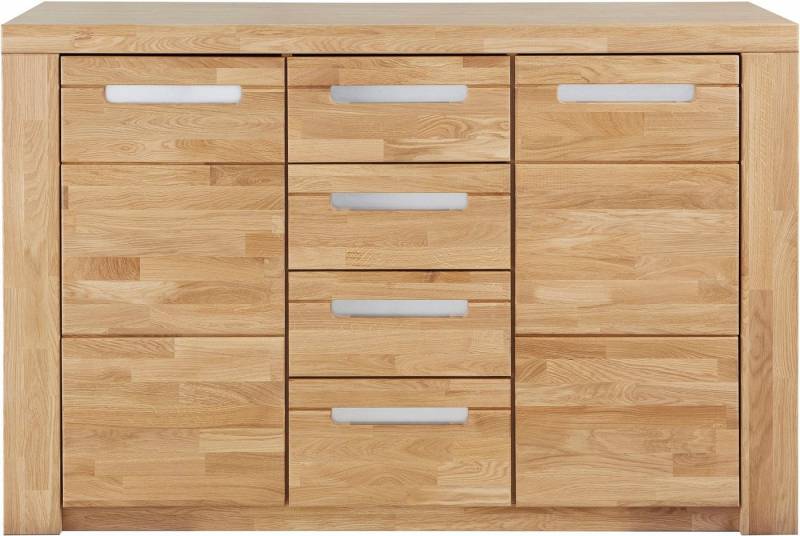 Woltra Sideboard Kolding, Breite 140 cm mit 4 Schubkästen von Woltra