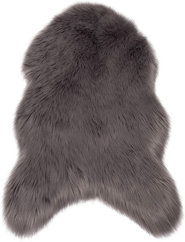 Woltu Teppich, fellförmig, Höhe: 6 mm, Faux Lammfell, Longhair Fell Optik von Woltu