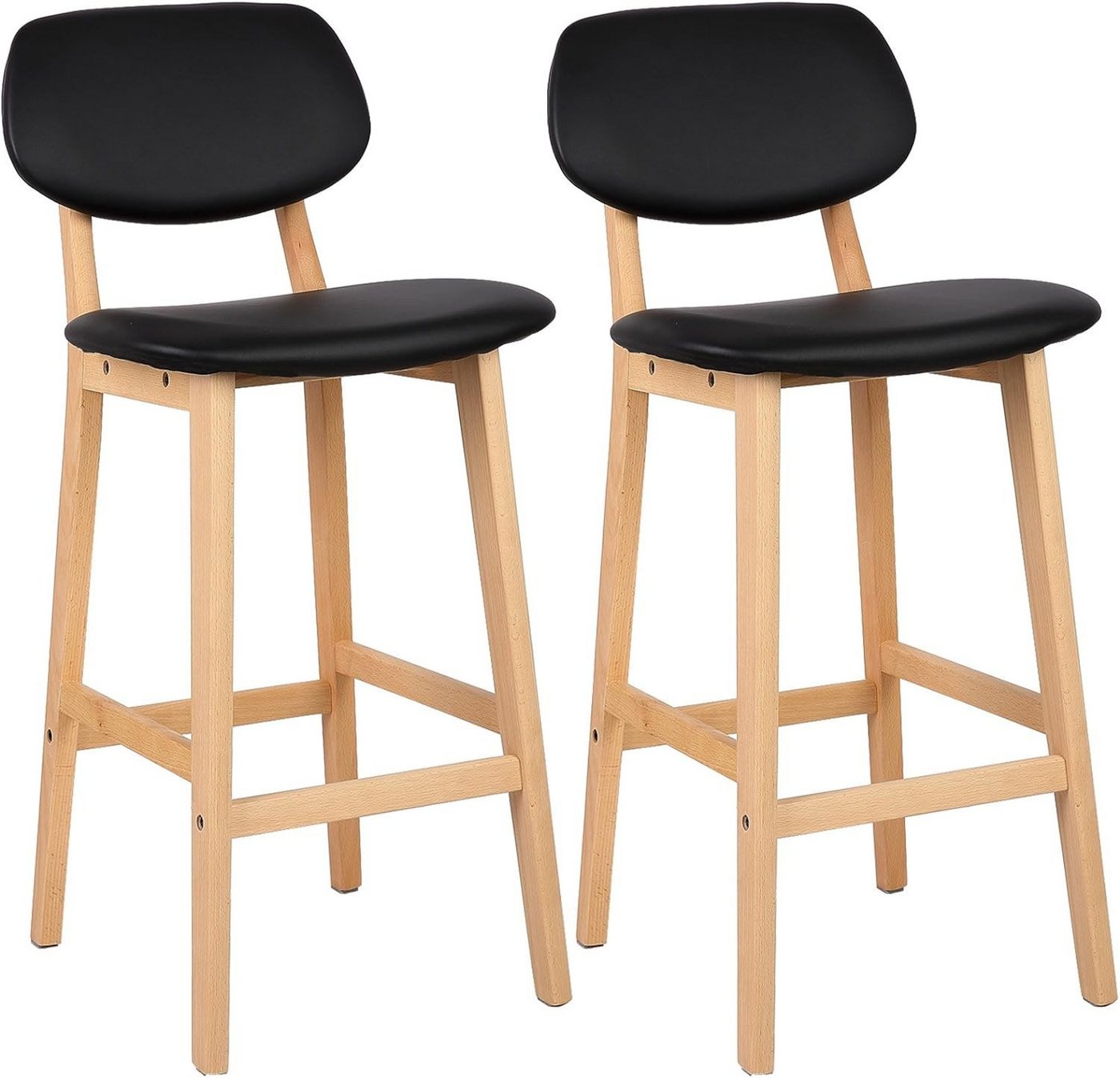 Woltu Barhocker, Barhocker 2er Set Barstühle Gut Gepolsterte aus Kunstleder Woltu Barhocker, Barhocker 2er Set Barstühle Gut Gepolsterte aus Kunstleder von Woltu