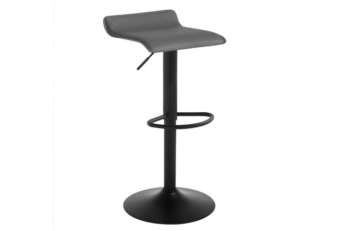 Woltu Barhocker (1 St), Design Hocker stufenlose Höhenverstellung Kunstleder von Woltu