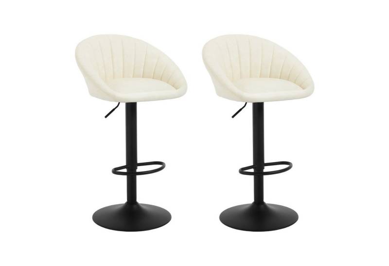 Woltu Barhocker (2 St), küchenhocker höhenverstellbar, Ergonomischer Stuhl, Kunstleder von Woltu