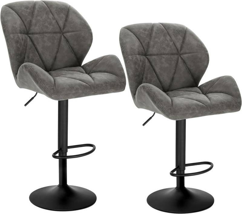 Woltu Barhocker (Set, 2 St), Tresenhocker Designer Hocker mit Rückenlehne von Woltu
