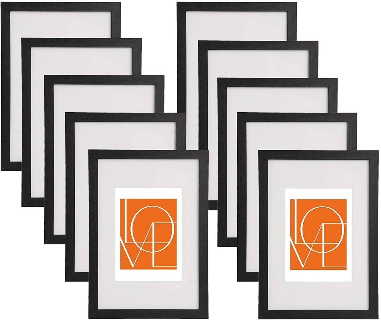 Woltu Bilderrahmen Foto Rahnmen, (10 St), 10x15 bis 30x45 cm aus Holzwerkstoff von Woltu
