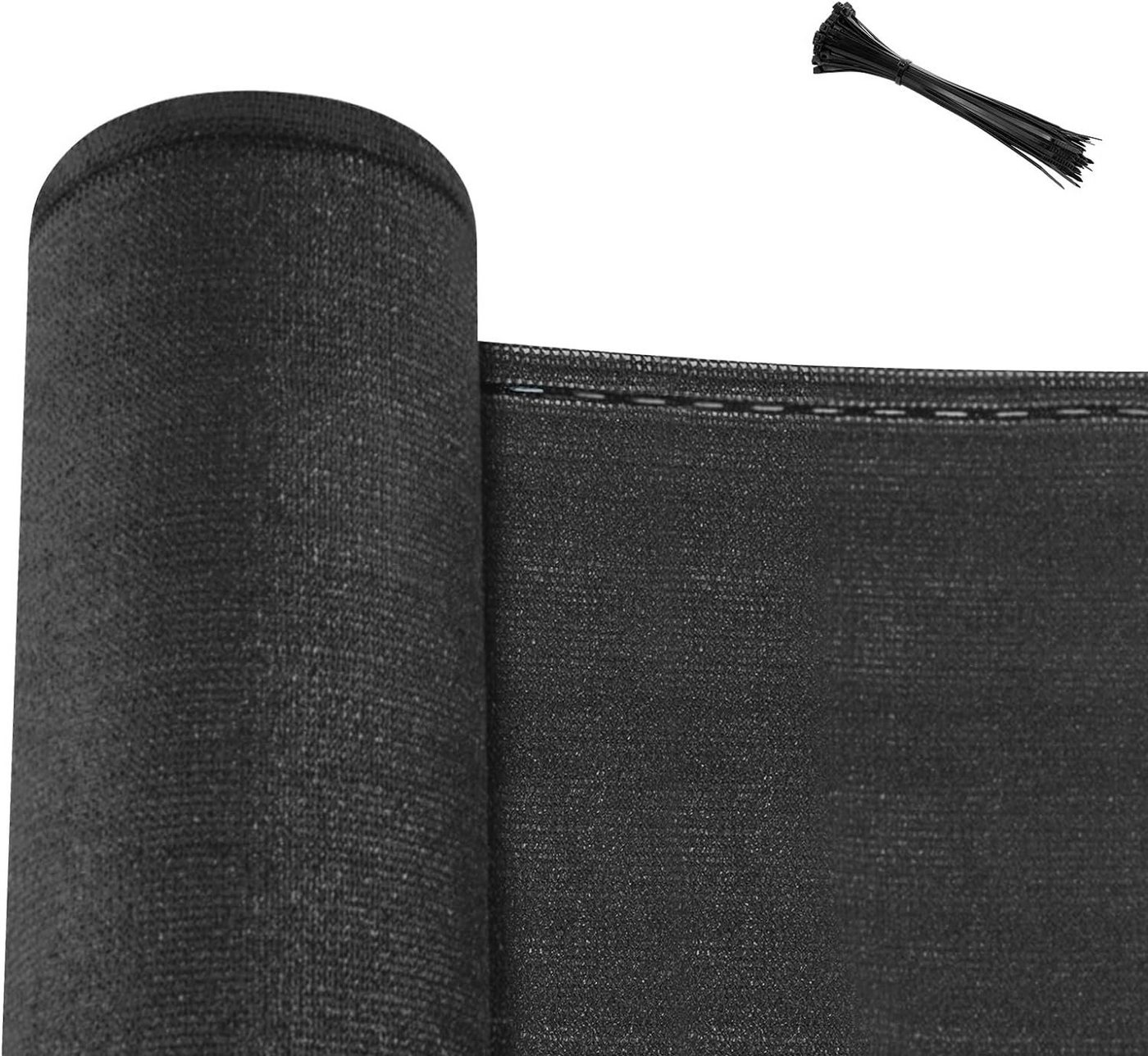Woltu Blende, Sichtschutzzaun 280 g/m² HDPE, mit Kabelbindern, Anthrazit Woltu Blende, Sichtschutzzaun 280 g/m² HDPE, mit Kabelbindern, Anthrazit von Woltu