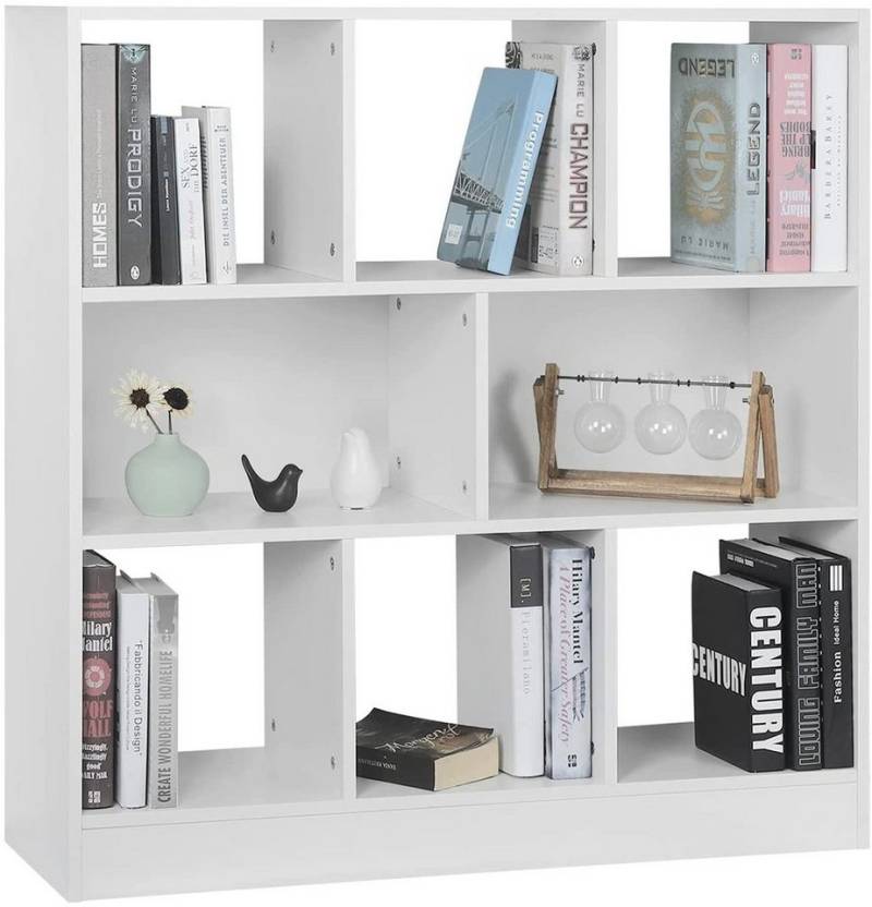 Woltu Bücherregal, Set 1-tlg., Standregal Lageregal mit 8 Fächern Aktenregal von Woltu