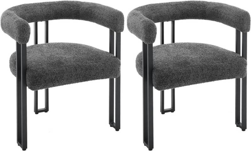 Woltu Esszimmerstuhl, Design Stuhl Küchenstuhl Sessel bequem modern, aus Chenille von Woltu