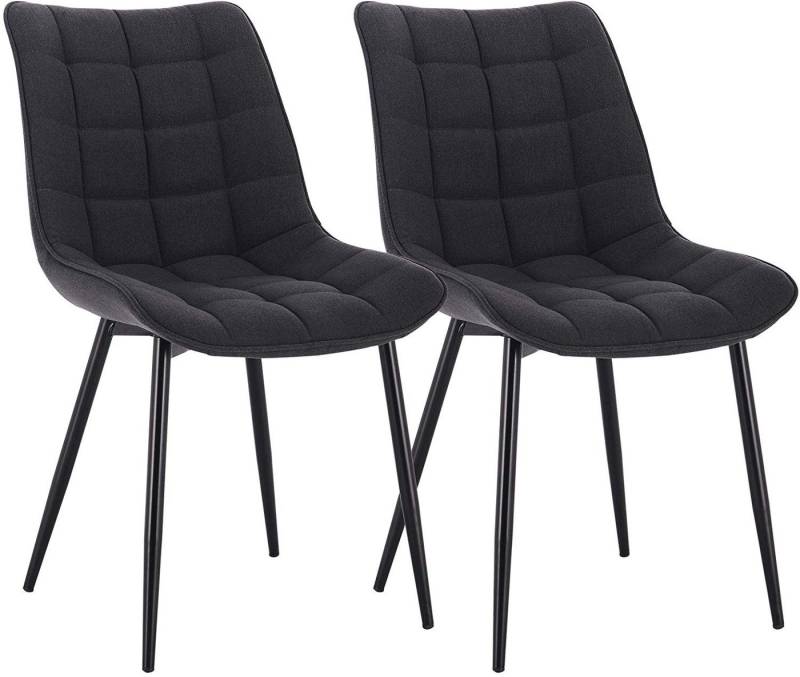 Woltu Esszimmerstuhl (2er-Set), Sessel mit Rückenlehne, Metallbeine von Woltu