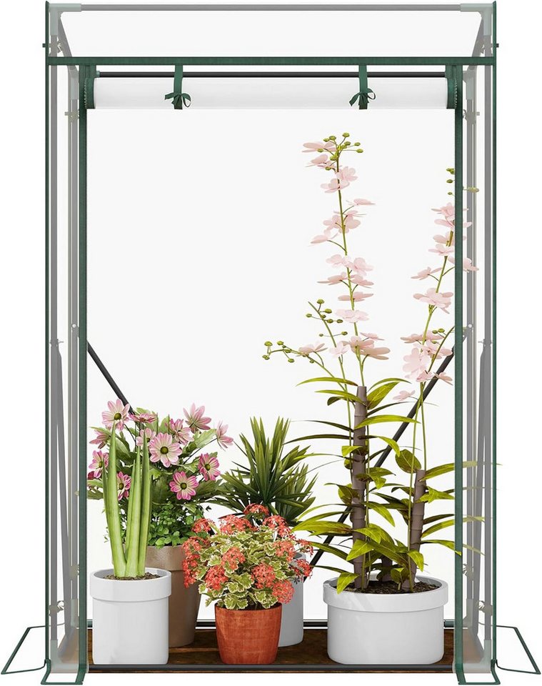 Woltu Foliengewächshaus, Tomatengewächshaus Treibhaus Transparent von Woltu