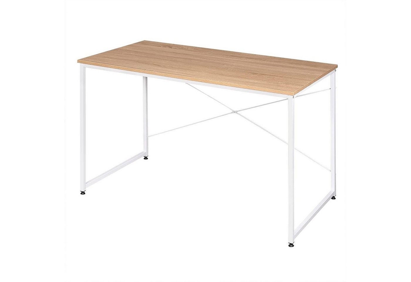 Woltu Schreibtisch (1-St), PC Tisch aus Holz und Stahl, ca.120x60x70 cm von Woltu