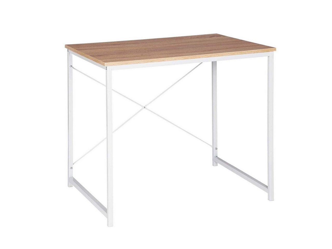 Woltu Schreibtisch (1-St), PC Tisch mit Eisen-Gestell, 80 x 60 x 70 cm von Woltu