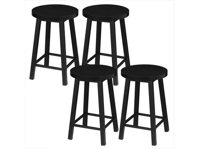 Woltu Stuhl (4er Set), Esszimmer Stühle Holz Stühle Vintage bis 100kg belastbar von Woltu