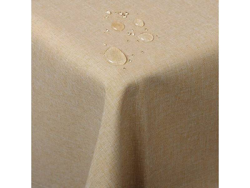 Woltu Tischdecke, Tischdecke Tischtuch waschbar eckig,sand von Woltu