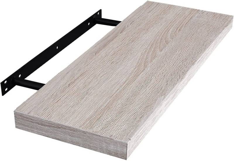 Woltu Wandregal, 1-tlg., Wandregal & WandBoard Sonoma Eiche von Woltu