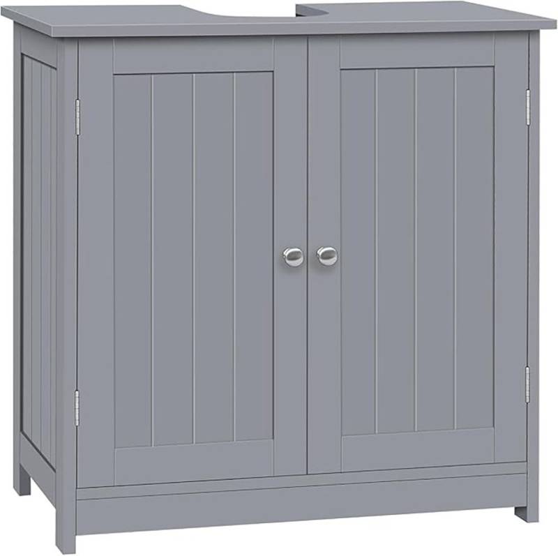 Woltu Waschbeckenunterschrank (1-St) Badezimmerschrank mit 2 Türen, 60x60x30cm, Holz von Woltu